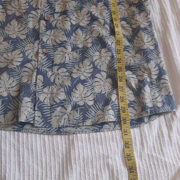ROWM Hawaiian Button Down Shirt 100% Cotton Beach Coastal XXL - Picture 4 of 9